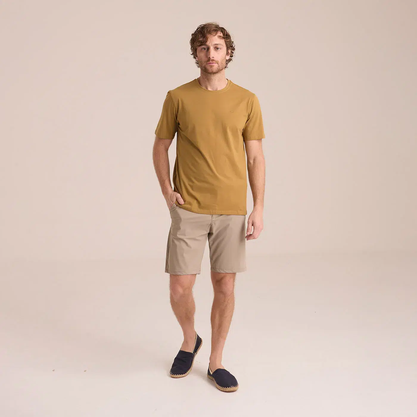 Playera Básica Porto Blanco de Hombre Cuello Redondo - Imagen 5