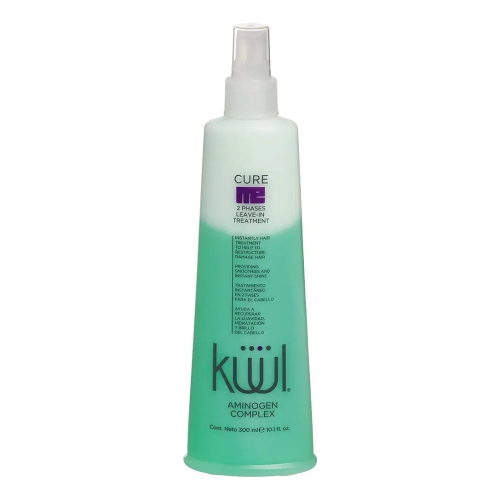 Tratamiento KÜÜL - Cure Me Hidratante 2 Fases 300 ml, para Cabello Maltratado, Devuelve Suavidad y Brillo (copia)