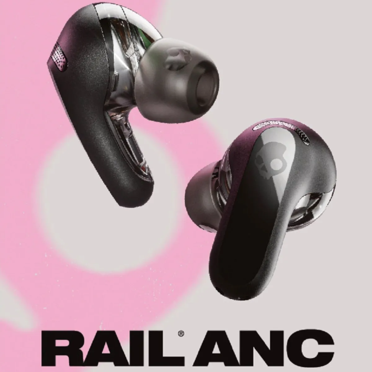 Audífonos Skullcandy Tw Rail Con Cancelación De Ruido Negro - Imagen 3