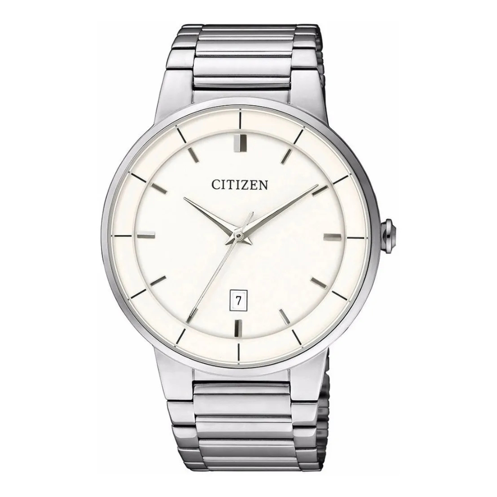 Reloj CITIZEN® de la colección de cuarzos para caballero, fondo blanco