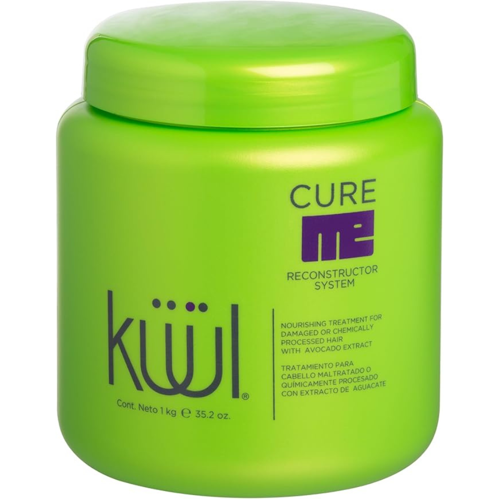Tratamiento KÜÜL para Cabello Maltratado Cure Me Reconstructor 1kg. Aporta Brillo, Suavidad e Hidratación a tu Cabello