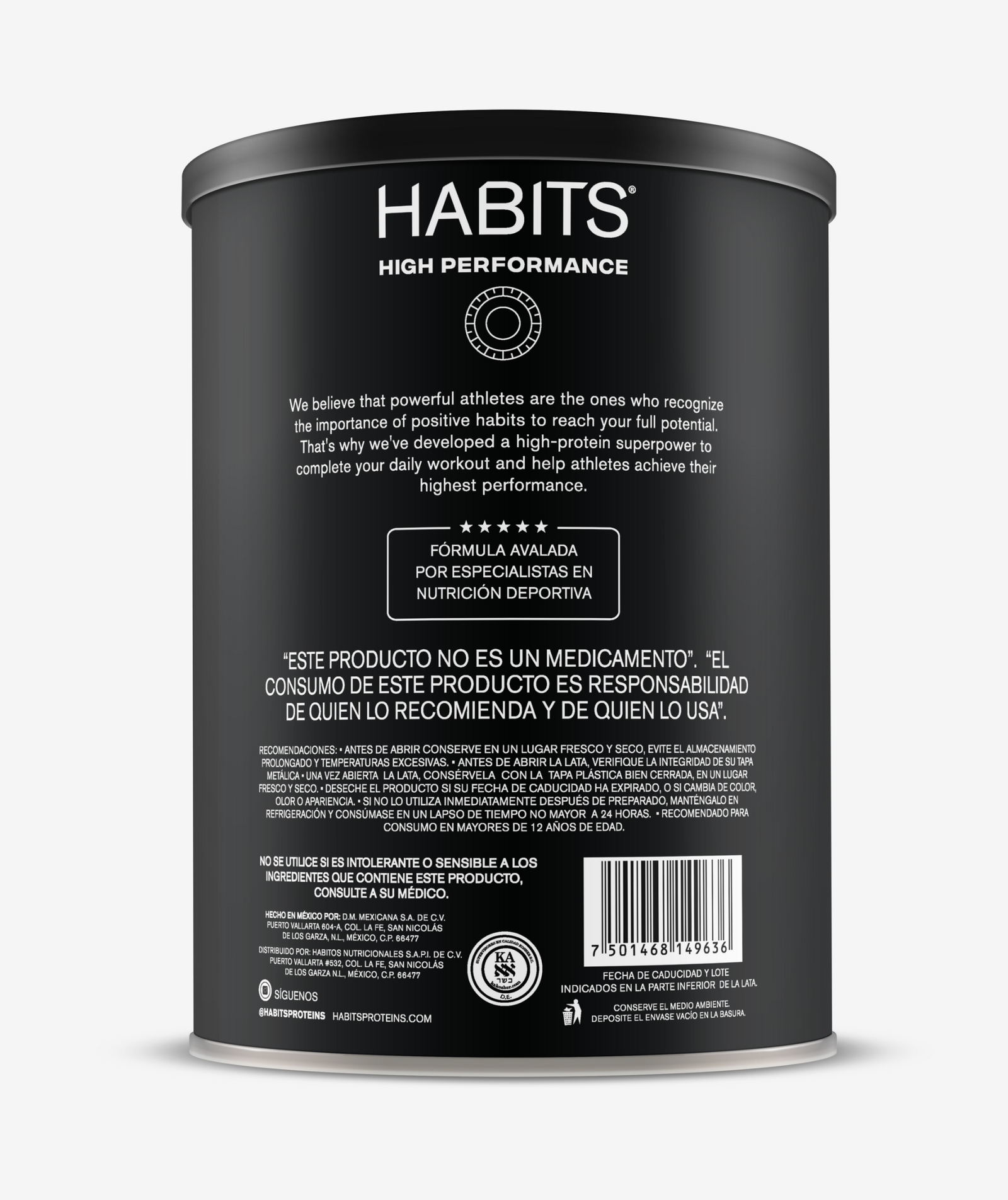Habits Proteína Cacao High Performance - 578g - Imagen 3