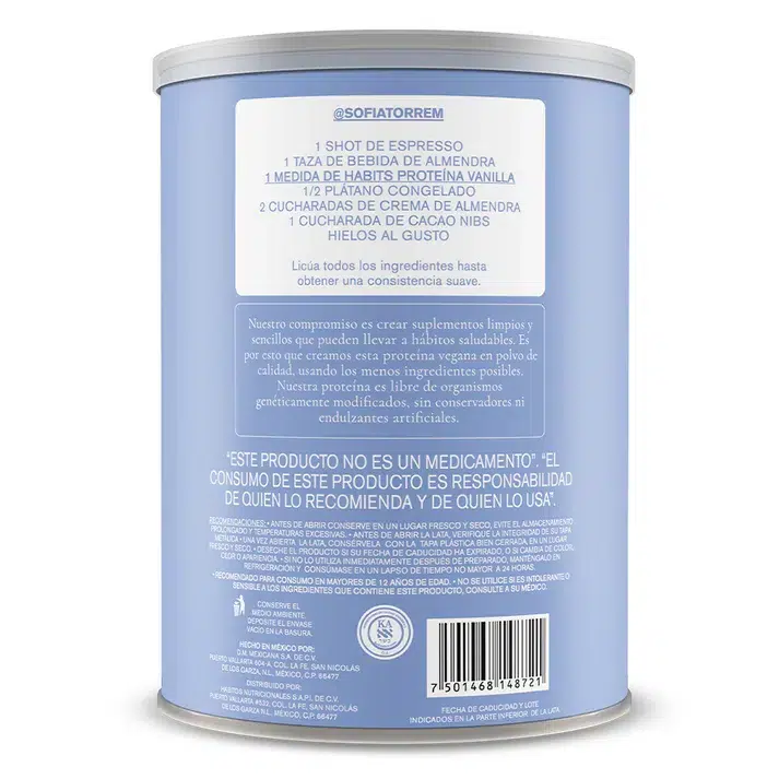 Habits Protein Probiotic Vanilla - 488g - Imagen 3