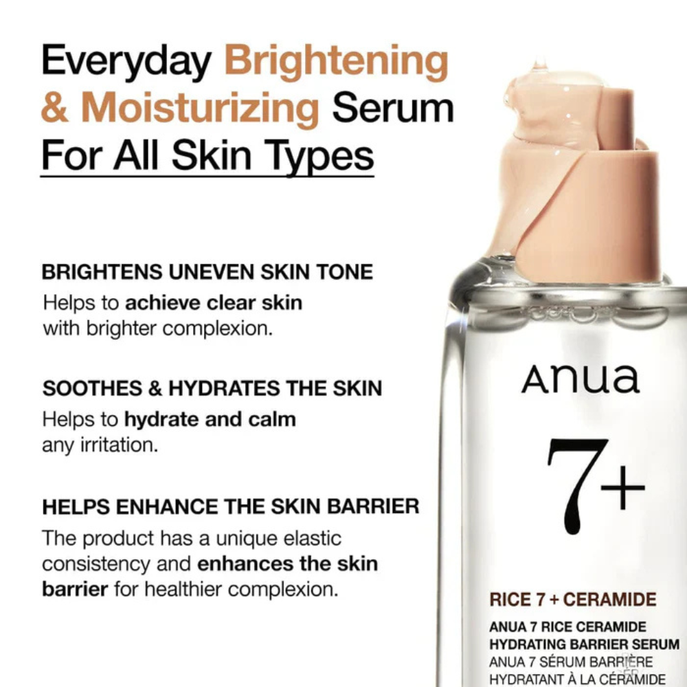 Anua 7 Rice Ceramide Hydrating Barrier Serum 50 ml - Imagen 4