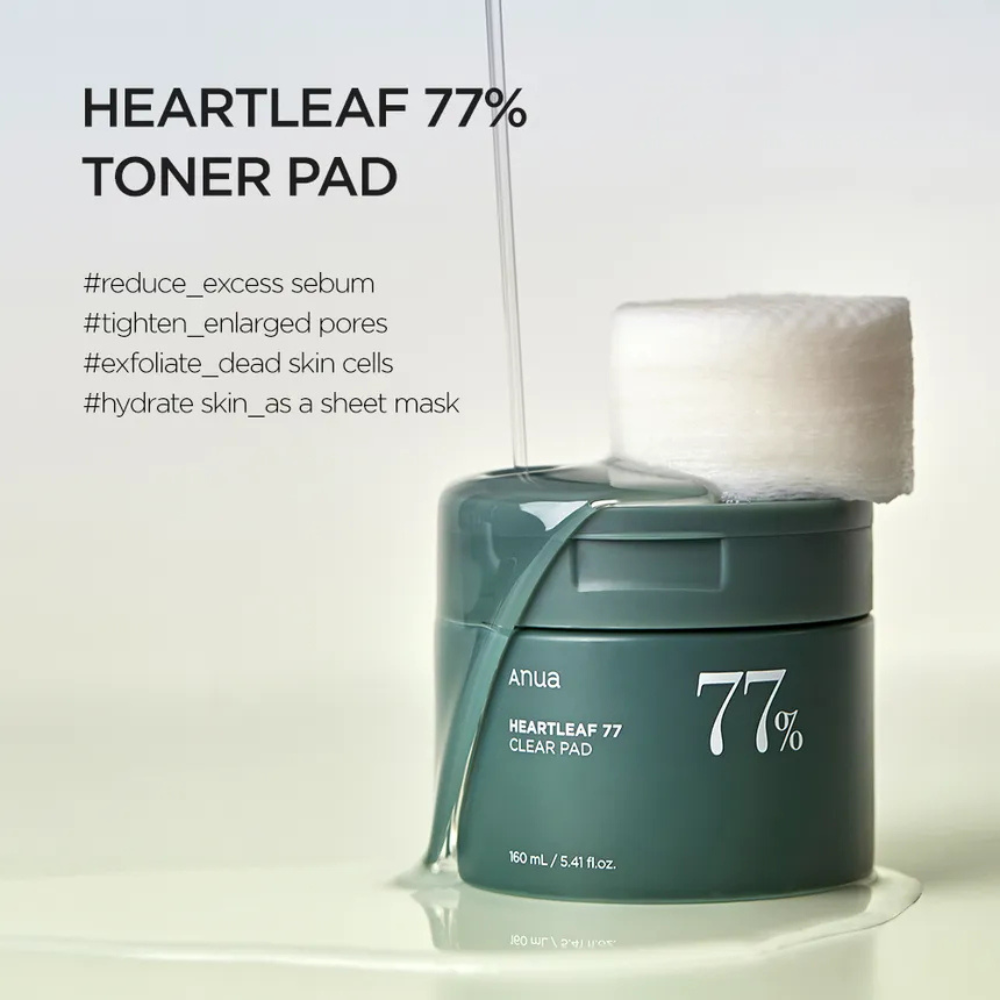Anua Heartleaf 77 Clear Pad 160 ml - Imagen 2