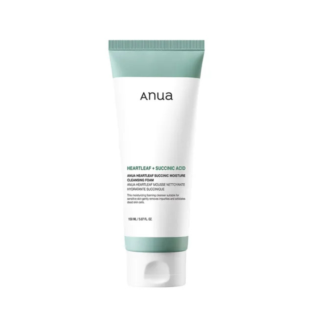 Anua Heartleaf + Succinic Acid Moisture Cleansing Foam 150 ml
