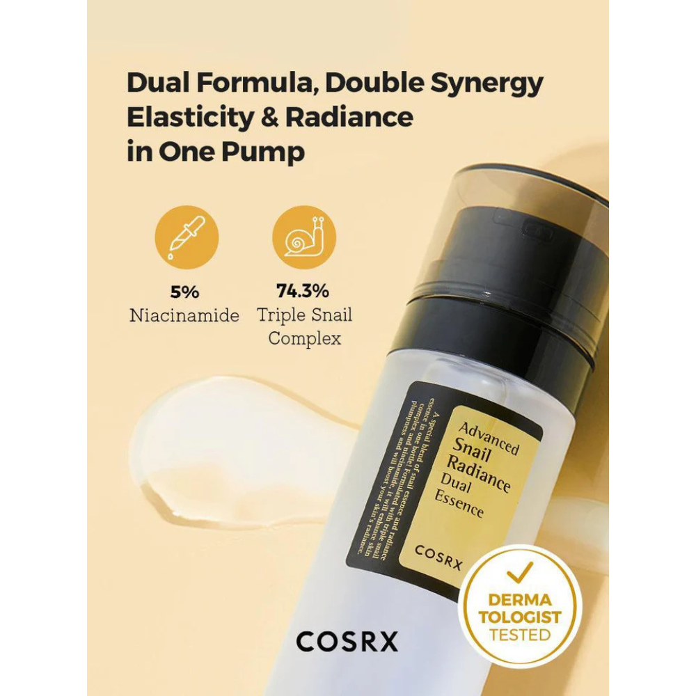 Cosrx Advanced Snail Radiance Dual Essence 80 ml - Imagen 2