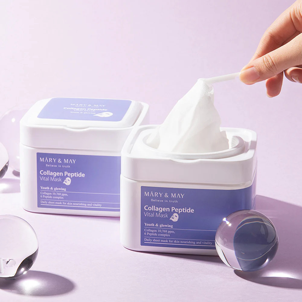 Mary&May Collagen Peptide Vital Mask 30 pza - Imagen 2