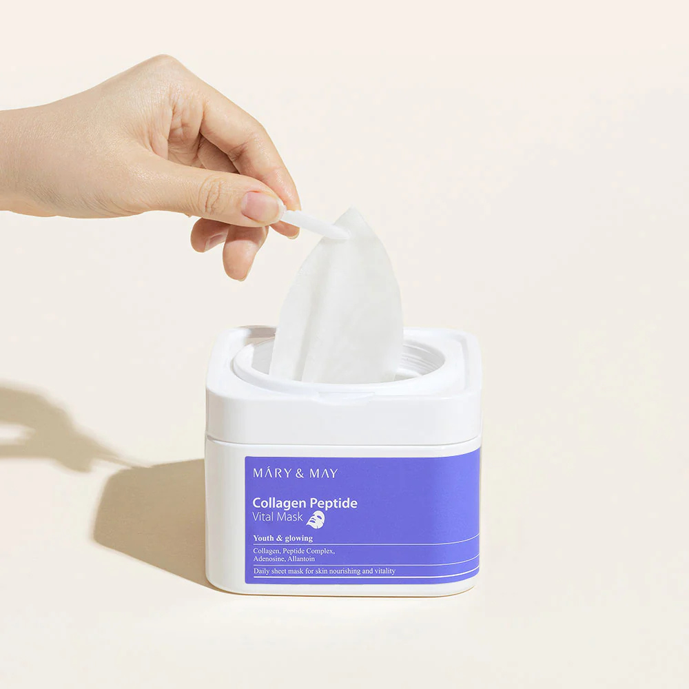 Mary&May Collagen Peptide Vital Mask 30 pza - Imagen 3