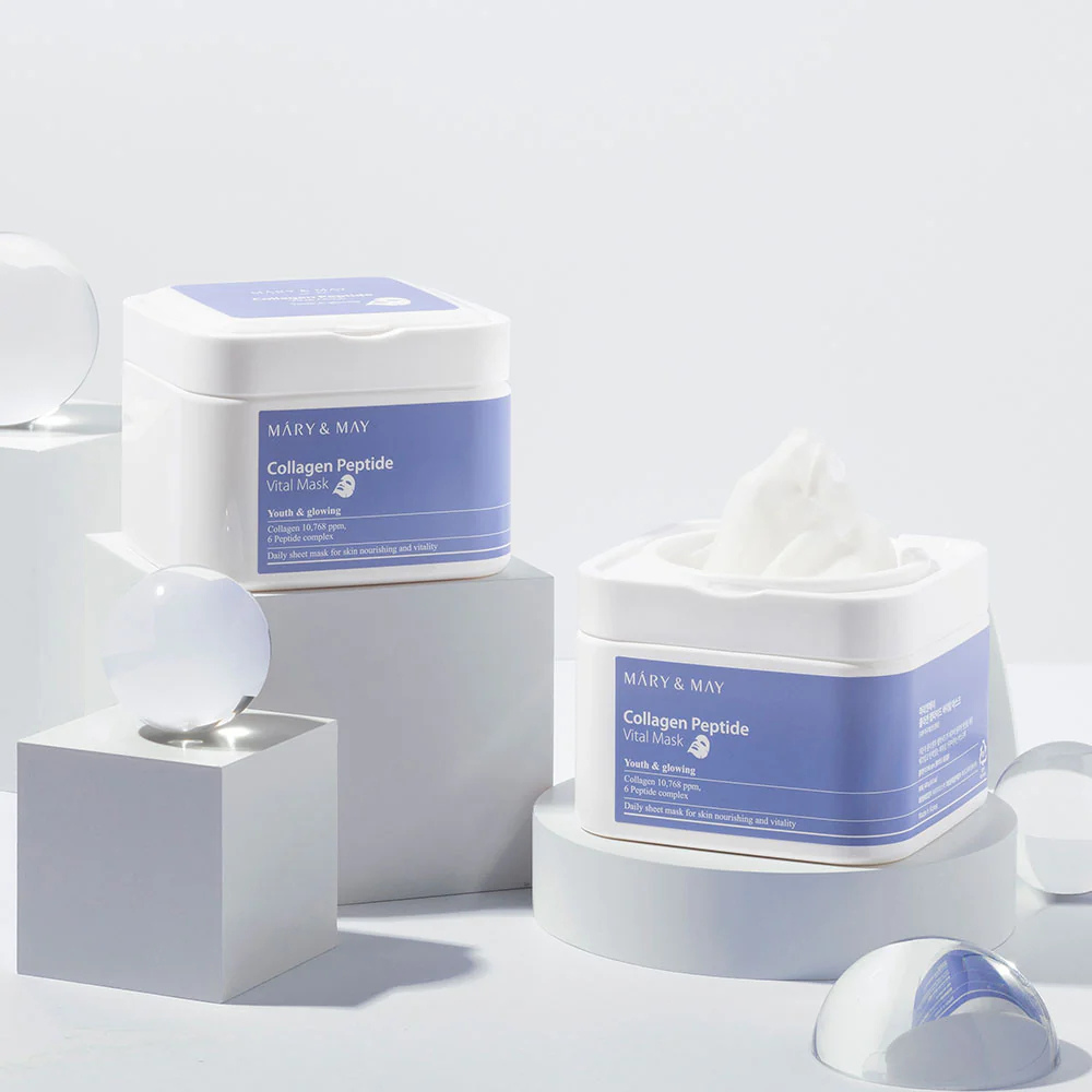 Mary&May Collagen Peptide Vital Mask 30 pza - Imagen 4