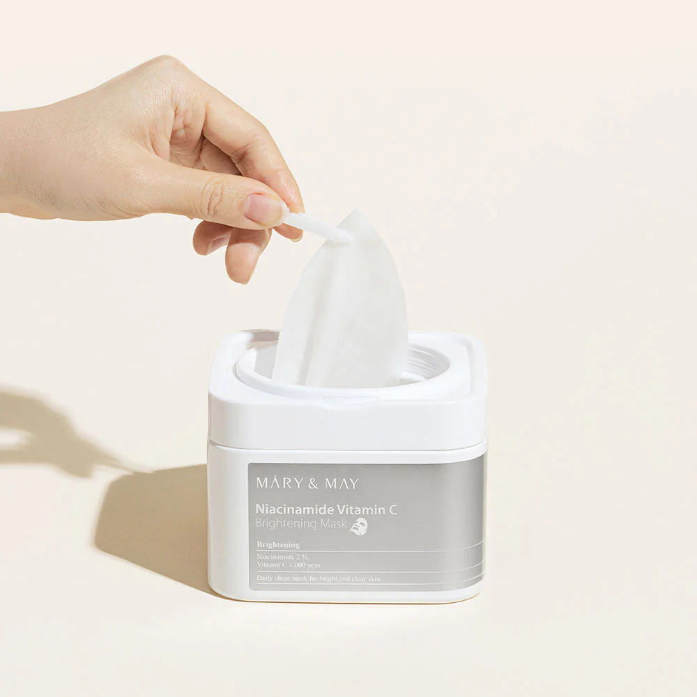 Mary&May Niacinamide Vitamin C Brightening Mask 30 pza - Imagen 5