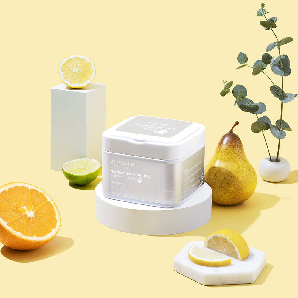 Mary&May Niacinamide Vitamin C Brightening Mask 30 pza - Imagen 7