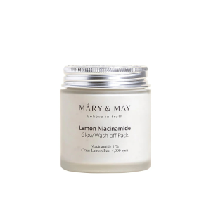 Mary&May Vegan Lemon Niacinamide Glow Wash off Pack 125 gr