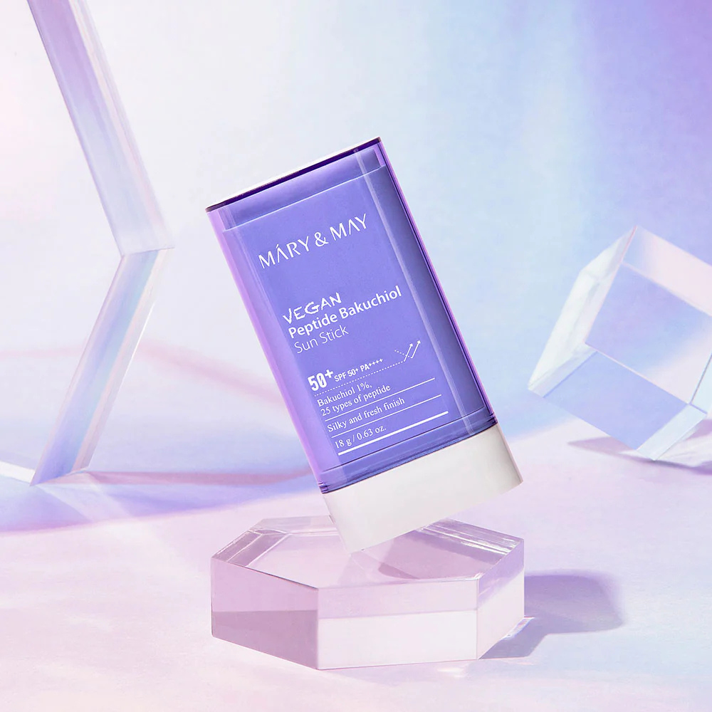 Mary&May Vegan Peptide Bakuchiol Sun Stick SPF50+ PA++++ 18 gr - Imagen 4