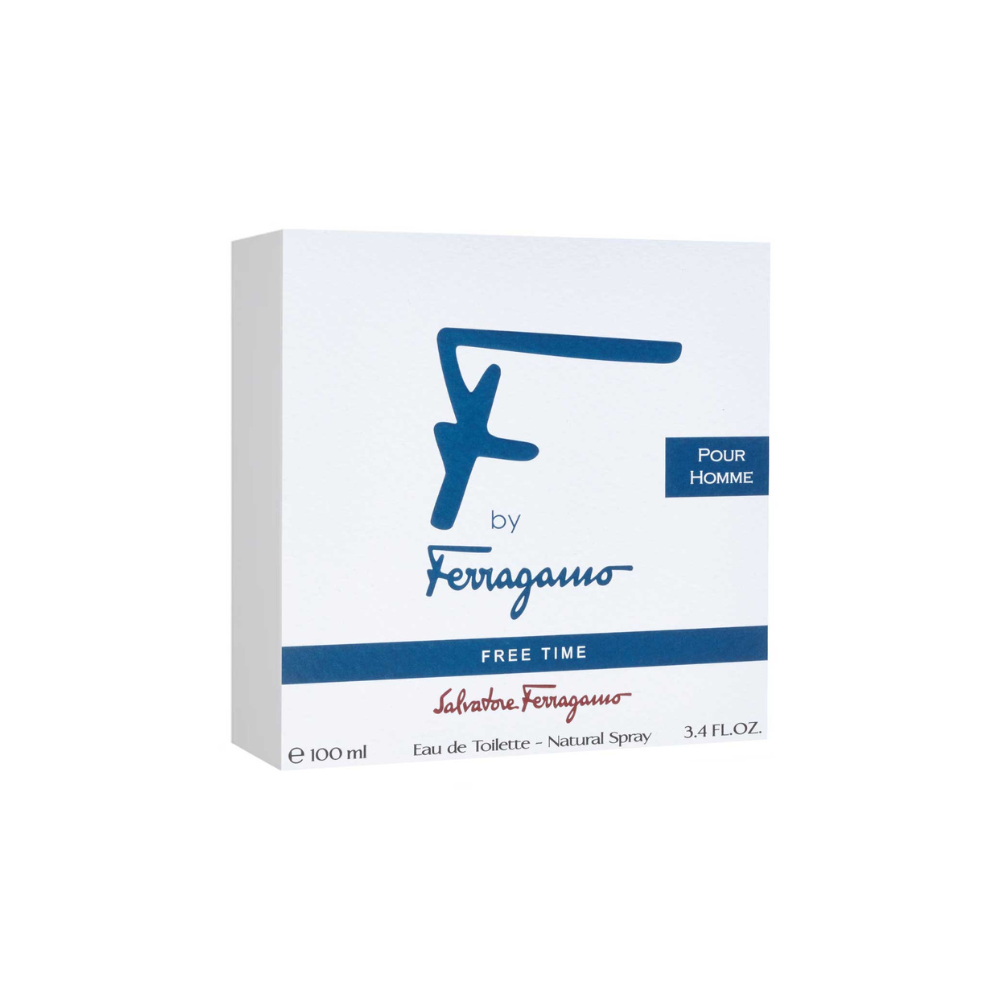 Perfume F Free Time Pour Homme para Hombre de Salvatore Ferragamo Eau de Toilette 100 ml - Imagen 2
